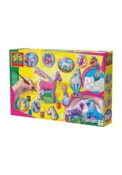 SES CREATIVE® Bastel-Set "Gießen Und Anmalen" MEHRFARBIG