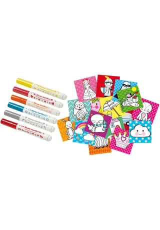 SES CREATIVE® Stempeln Mit Stiften Bunt 4 SES CREATIVE® Stempeln Mit Stiften Bunt – Bild 2