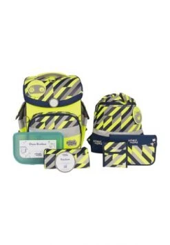 School Mood SchulranzensetTimelessAir+Yannick Neon Y Neon/ Schwarz/ Grau