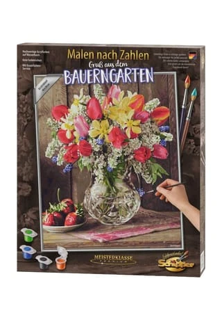 Schipper Malen Nach Zahlen "Gruß Aus Dem Bauerngarten" BUNT 3 Schipper Malen Nach Zahlen "Gruß Aus Dem Bauerngarten" BUNT