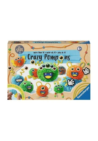 Ravensburger Be Creative Bastelset "Crazy Pompons" MEHRFARBIG 3 Ravensburger Be Creative Bastelset "Crazy Pompons" MEHRFARBIG