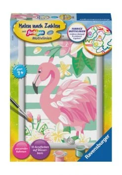 Ravensburger Malen Nach Zahlen Mal-Set "Think Pink" MEHRFARBIG