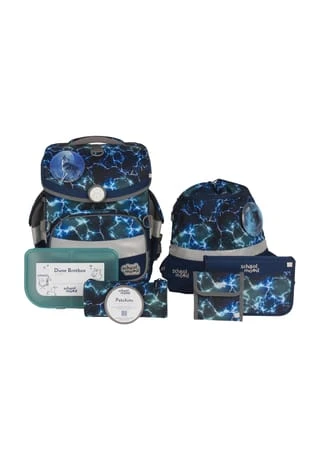 School Mood Schulranzen-Set Timeless Air "Felix", 7-teilig Blau 3 School Mood Schulranzen-Set Timeless Air "Felix", 7-teilig Blau