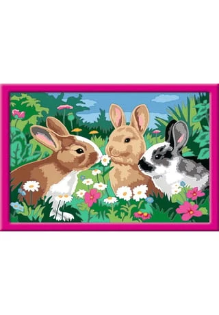 Ravensburger Malset Malen Nach Zahlen "Putzige Häschen" BUNT 6 Ravensburger Malset Malen Nach Zahlen "Putzige Häschen" BUNT – Bild 4