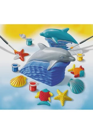 Ravensburger Create & Paint Gipsgieß-Set "Delfin" BLAU 5 Ravensburger Create & Paint Gipsgieß-Set "Delfin" BLAU – Bild 3
