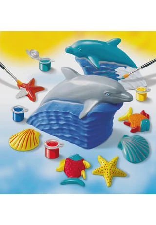 Ravensburger Create & Paint Gipsgieß-Set "Delfin" BLAU 8 Ravensburger Create & Paint Gipsgieß-Set "Delfin" BLAU – Bild 6