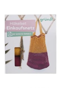 Gründl Häkelset Einkaufsnetz, 3-teilig, 200 G CURRY/ VIOLETT -Spielzeug für Kinder Verkäufe unnamed file 1198