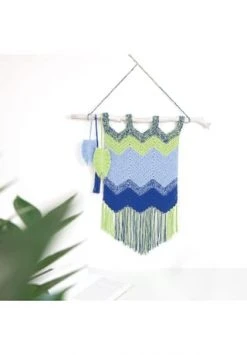 Gründl Häkel-Set, Wandbehang, 200 G BLAU/ GRÜN -Spielzeug für Kinder Verkäufe unnamed file 1201