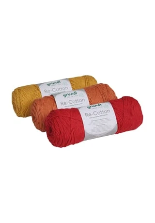 Gründl Häkelset Körbchen, 300 G ORANGE/ ROT/ CURRY 4 Gründl Häkelset Körbchen, 300 G ORANGE/ ROT/ CURRY – Bild 2