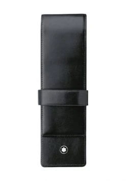MONTBLANC Stifteetui "Meisterstück", Leder, Für 2 Schreibgeräte, SCHWARZ