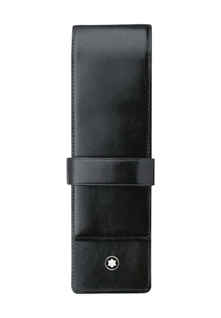 MONTBLANC Stifteetui "Meisterstück", Leder, Für 2 Schreibgeräte, SCHWARZ 3 MONTBLANC Stifteetui "Meisterstück", Leder, Für 2 Schreibgeräte, SCHWARZ