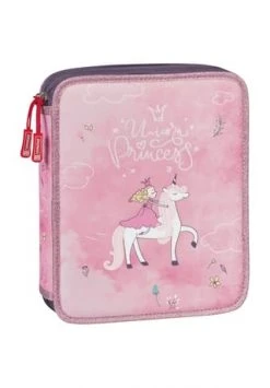 BRUNNEN Federmäppchen "Unicorn Princess", Gefüllt Rosa