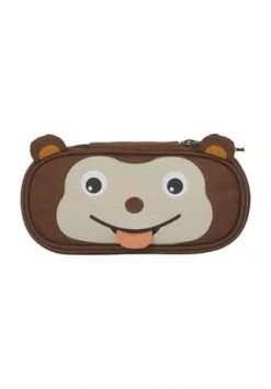 Affenzahn Stiftemäppchen, Namensschild, Wasserabweisend Braun