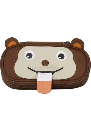 Affenzahn Stiftemäppchen, Namensschild, Wasserabweisend Braun 4 Affenzahn Stiftemäppchen, Namensschild, Wasserabweisend Braun – Bild 2