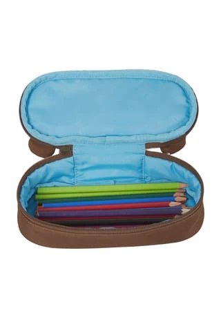 Affenzahn Stiftemäppchen, Namensschild, Wasserabweisend Braun 5 Affenzahn Stiftemäppchen, Namensschild, Wasserabweisend Braun – Bild 3