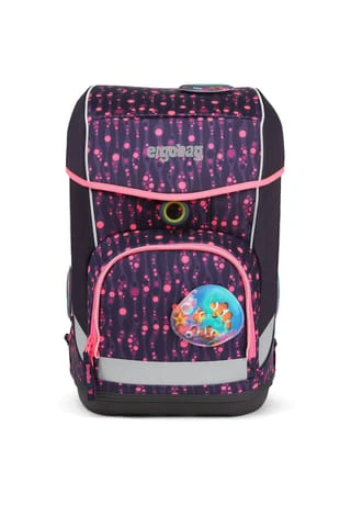 Ergobag Cubo Light "Bärmuda Viereck" Schulranzen Set Lila/ Pink 4 Ergobag Cubo Light "Bärmuda Viereck" Schulranzen Set Lila/ Pink – Bild 2