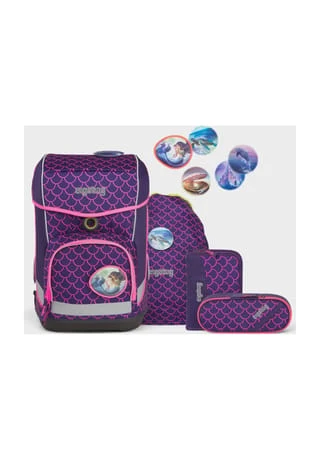 Ergobag Cubo Light Schulranzen-Set "PerlentauchBär" LILA 3 Ergobag Cubo Light Schulranzen-Set "PerlentauchBär" LILA