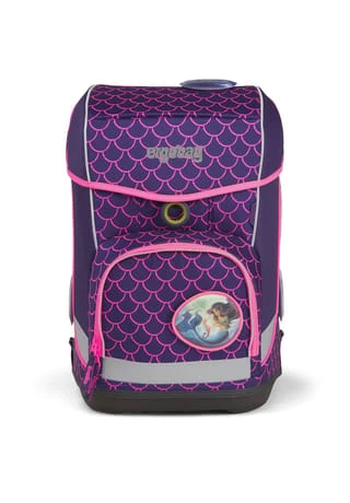 Ergobag Cubo Light Schulranzen-Set "PerlentauchBär" LILA 4 Ergobag Cubo Light Schulranzen-Set "PerlentauchBär" LILA – Bild 2