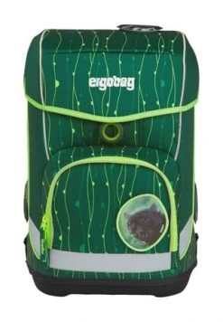 Ergobag Cubo Light Schulranzen-Set "RambazamBär", 5-tlg. Grün