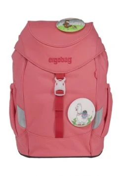 Ergobag Kinderrucksack "Bärjamas", Reflektoren, Für Kinder Hellrot