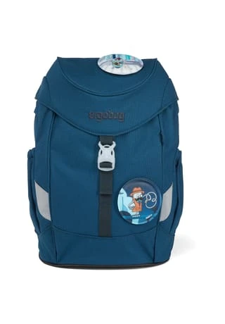 Ergobag Kinderrucksack "RobotBär", Inkl. 2 Kletties Jeansblau 4 Ergobag Kinderrucksack "RobotBär", Inkl. 2 Kletties Jeansblau – Bild 2