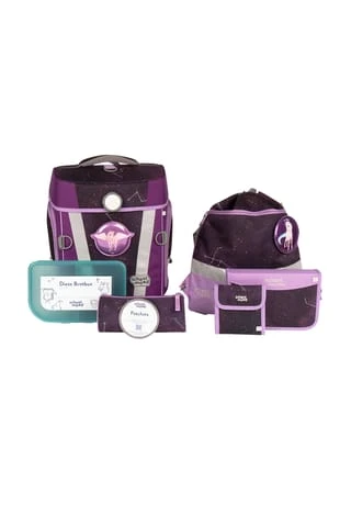 School Mood Schulranzenset Hero Air+ Stella Lila/ Silber 3 School Mood Schulranzenset Hero Air+ Stella Lila/ Silber