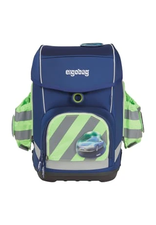 Ergobag Schulrucksack Zubehör, Seitentaschen Zip-Set, Mit Reflektor, Für Kinder Grün 3 Ergobag Schulrucksack Zubehör, Seitentaschen Zip-Set, Mit Reflektor, Für Kinder Grün