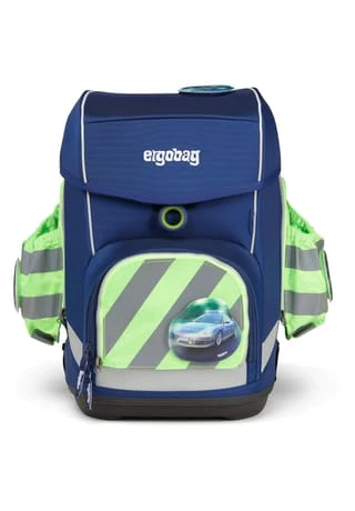 Ergobag Schulrucksack Zubehör, Seitentaschen Zip-Set, Mit Reflektor, Für Kinder Grün 4 Ergobag Schulrucksack Zubehör, Seitentaschen Zip-Set, Mit Reflektor, Für Kinder Grün – Bild 2