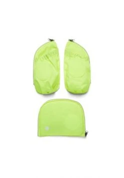 Ergobag Seitentaschen Zip-Set "Fluo LED", 3-teilig, Neonfarben Gelb