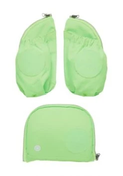 Ergobag Seitentaschen, Zip-Set, 3-tlg. Grün