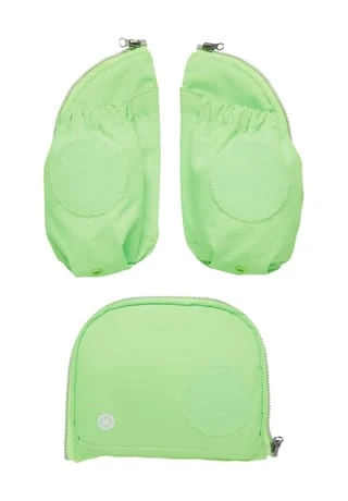 Ergobag Seitentaschen, Zip-Set, 3-tlg. Grün 3 Ergobag Seitentaschen, Zip-Set, 3-tlg. Grün