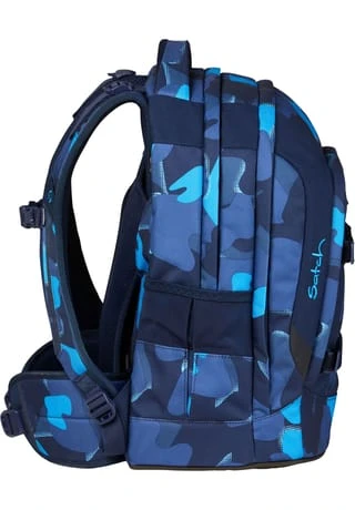 Satch Schulrucksack "pack - Troublemaker", Camouflage, Für Kinder Blau 10 Satch Schulrucksack "pack - Troublemaker", Camouflage, Für Kinder Blau – Bild 8