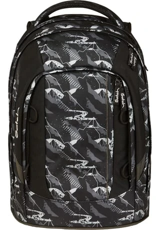 Satch Schulrucksack "pack Mountain Grid", Für Kinder Schwarz/ Grau/ Weiß 11 Satch Schulrucksack "pack Mountain Grid", Für Kinder Schwarz/ Grau/ Weiß – Bild 9