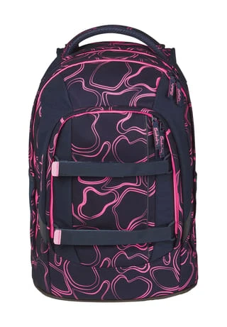 Satch Schulrucksack "pack Pink Supreme" Schwarz/ Pink 3 Satch Schulrucksack "pack Pink Supreme" Schwarz/ Pink