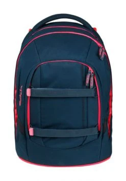 Satch Schulrucksack "pack Pink Phantom", Für Kinder Marine/ Rot