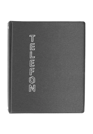 Müboplast® Telefon-Ringbuch "Luna" Anthrazit 3 Müboplast® Telefon-Ringbuch "Luna" Anthrazit