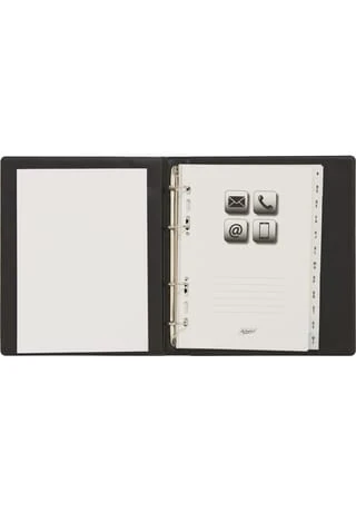 Müboplast® Telefon-Ringbuch "Luna" Anthrazit 5 Müboplast® Telefon-Ringbuch "Luna" Anthrazit – Bild 3