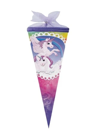 Nestler Schultüte "Pegasus - Regenbogenbunt", 22 Cm LILA 3 Nestler Schultüte "Pegasus - Regenbogenbunt", 22 Cm LILA