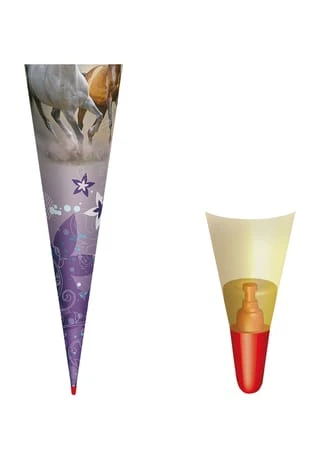 ROTH Schultüte "Wildpferde", Filzverschluss MEHRFARBIG 9 ROTH Schultüte "Wildpferde", Filzverschluss MEHRFARBIG – Bild 7