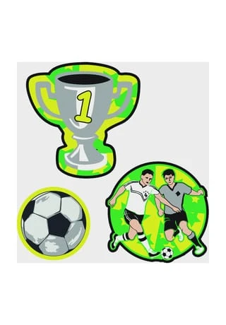 Scout® Funny Snaps Soccer , 3-teiliges Rucksack Zubehör, Für Jungen Soccer 3 Scout® Funny Snaps Soccer , 3-teiliges Rucksack Zubehör, Für Jungen Soccer