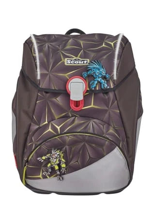 Scout® Schulranzen-Set Alpha "Safety Light - Dark Beast", 5-teilig Beast 3 Scout® Schulranzen-Set Alpha "Safety Light - Dark Beast", 5-teilig Beast