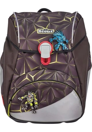 Scout® Schulranzen-Set Alpha "Safety Light - Dark Beast", 5-teilig Beast 4 Scout® Schulranzen-Set Alpha "Safety Light - Dark Beast", 5-teilig Beast – Bild 2