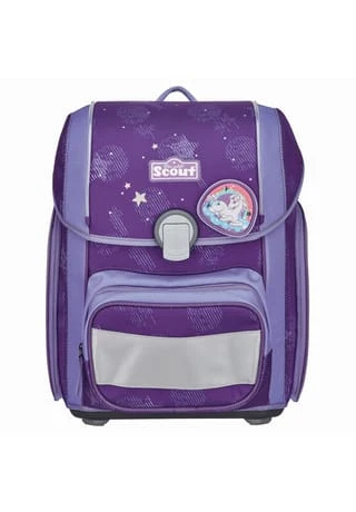 Scout® Exklusiv Genius Safety Light Lila Luna Schulranzen-Set, 5tlg. Lila 4 Scout® Exklusiv Genius Safety Light Lila Luna Schulranzen-Set, 5tlg. Lila – Bild 2