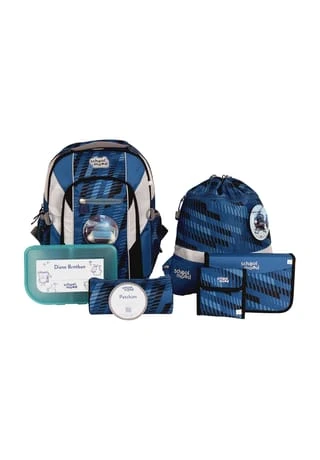 School Mood Schulrucksack-Set Loop Air+ "Matti (Polizei)", 7-teilig BLAU/ SILBER 3 School Mood Schulrucksack-Set Loop Air+ "Matti (Polizei)", 7-teilig BLAU/ SILBER