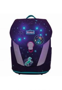 Scout® Ranzenset Sunny II LED Sternenhimmel, 4-teilig Dunkelblau/ Türkis/ Silber -Spielzeug für Kinder Verkäufe unnamed file 338