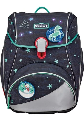 Scout® Ranzenset Alpha 4-teilig, Led Sternenhimmel Spaceblau 4 Scout® Ranzenset Alpha 4-teilig, Led Sternenhimmel Spaceblau – Bild 2