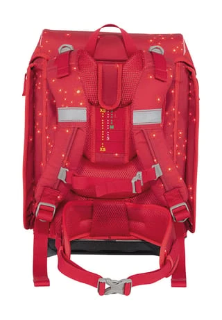 DerDieDas® Schulranzen-Set, 5-teilig, Gepolsterte Schultergurte, Druckknopfverschluss, Volumen 22 L, Für Mädchen Rot 4 DerDieDas® Schulranzen-Set, 5-teilig, Gepolsterte Schultergurte, Druckknopfverschluss, Volumen 22 L, Für Mädchen Rot – Bild 2