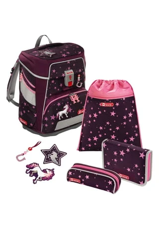 Step By Step® Schulranzen Space Unicorn, 5teilig AUBERGINE 4 Step By Step® Schulranzen Space Unicorn, 5teilig AUBERGINE – Bild 2