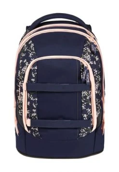 Satch Schulrucksack "pack Bloomy Breeze", Floral, Für Kinder Blau/ Rosa
