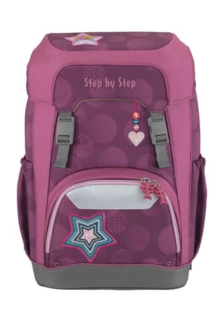 Step By Step® SchulrucksackSetGIANT"Glamour Staar"5tlg Lila 3 Step By Step® SchulrucksackSetGIANT"Glamour Staar"5tlg Lila